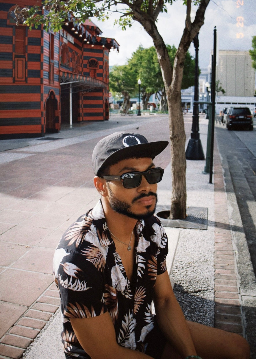 Puro Paradise, Puerto Rico, dry cap, clothing, water resistant, black, hat, cap, 5-panel