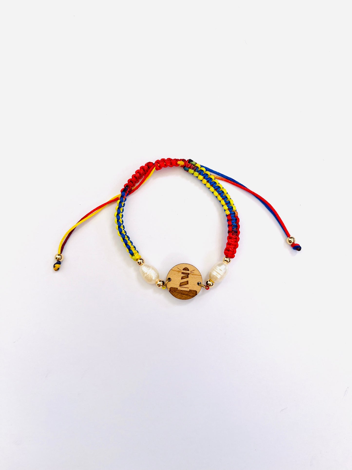 Puerto Rico, Puro Paradise, Bracelet, unisex, men’s, woman’s, sea charms, shell, adjustable, wood, pearl