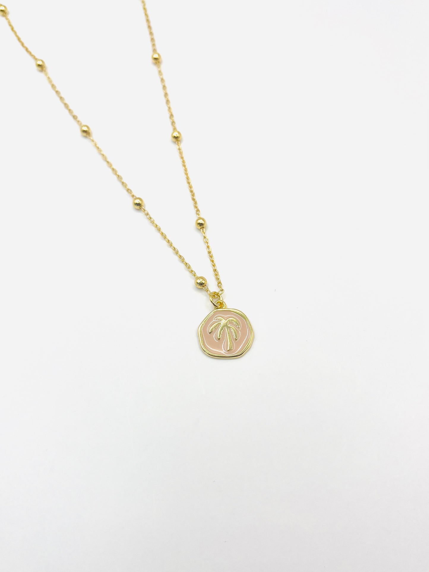 Palm tree Charm Necklace
