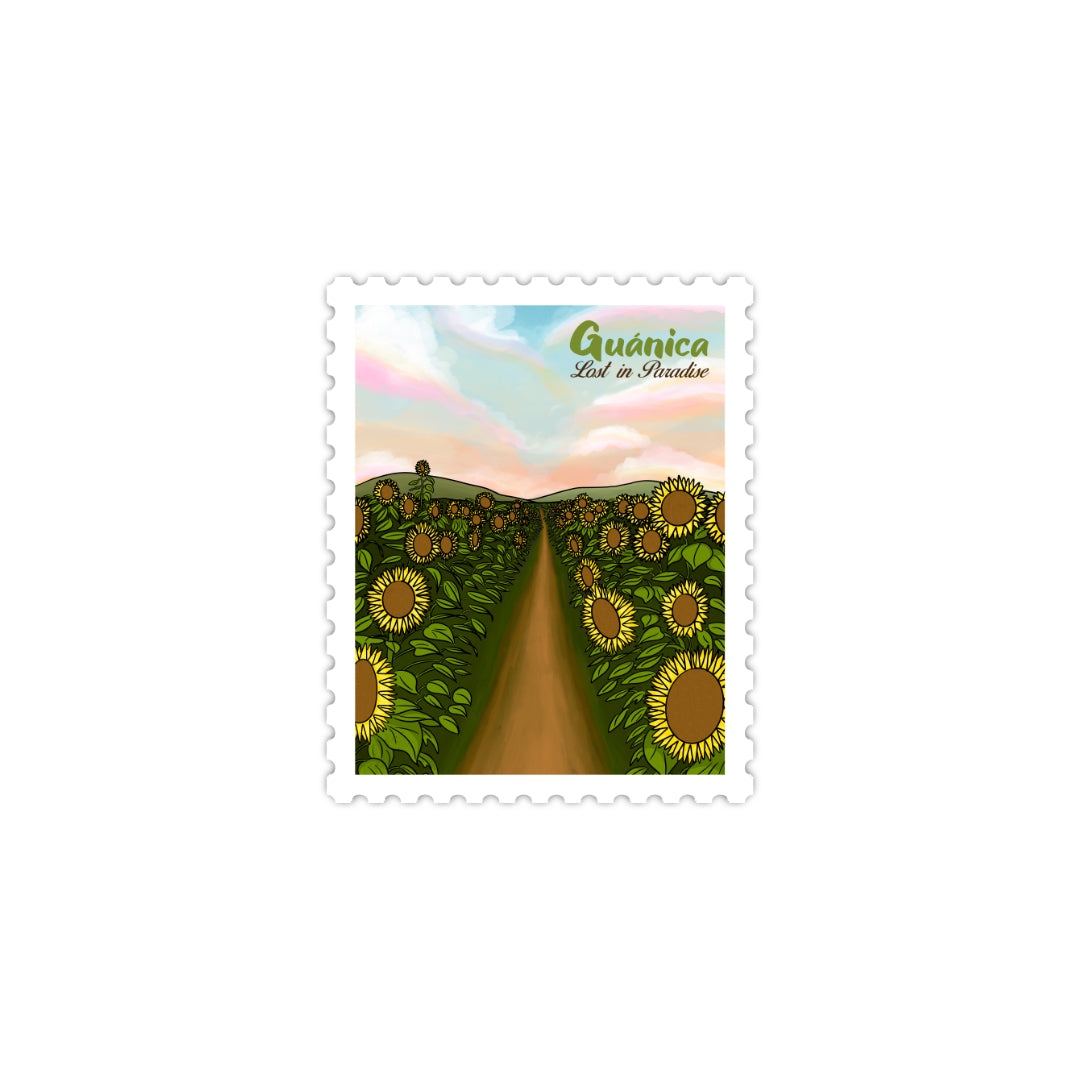 Puerto Rico, Puro Paradise, stickers, stamps, stamp book, book, cities, towns, collectibles, Guanica, stamp, sticker