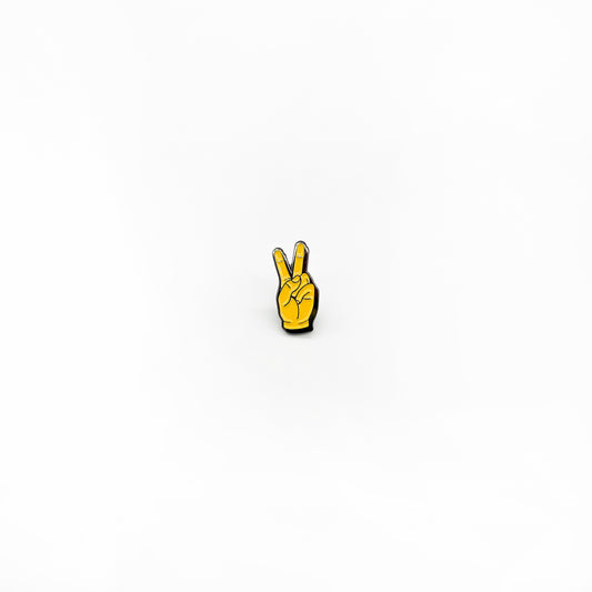 Peace, peace hand, hand, pin, lapel pin, metal pin, Puro paradise, Puerto Rico