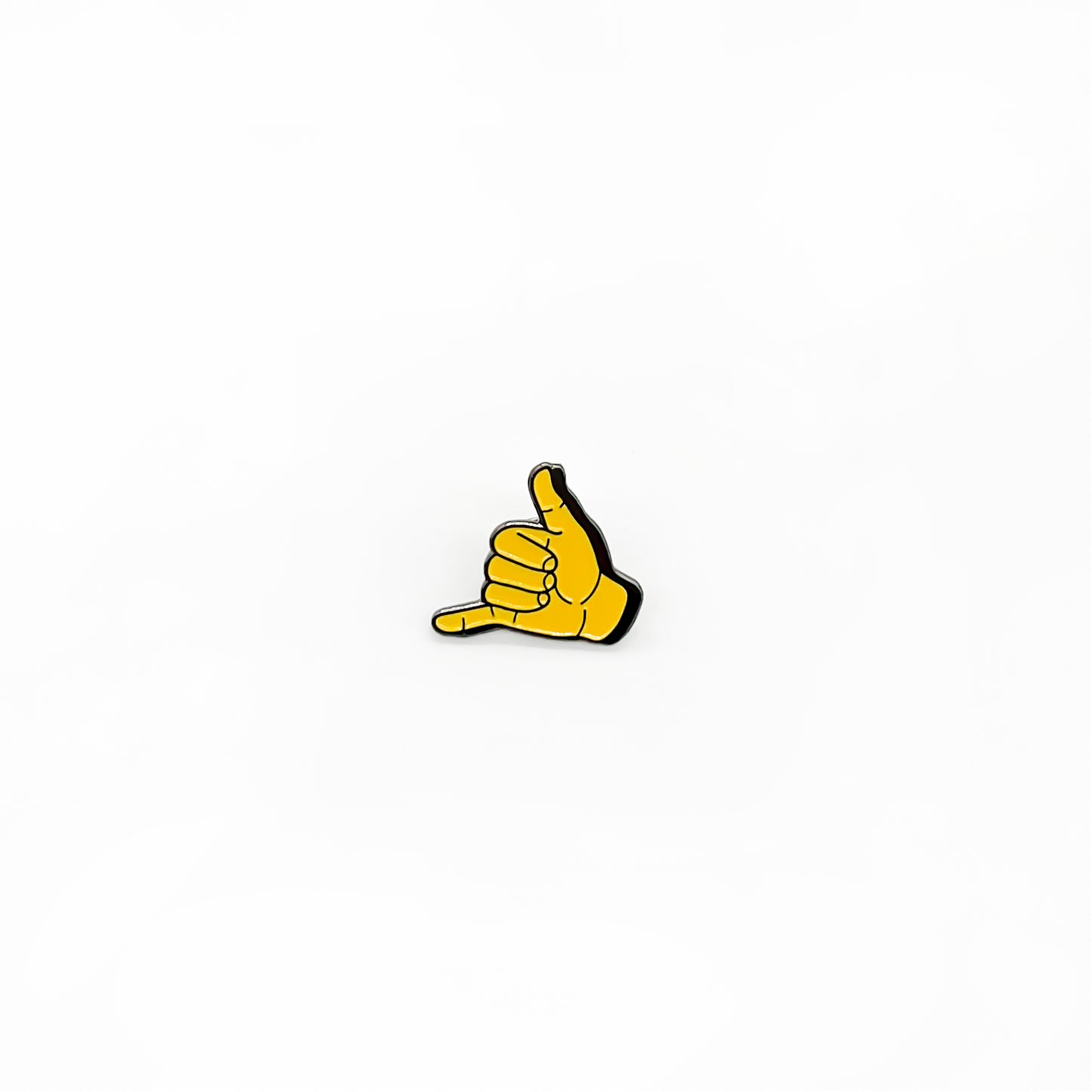 Puerto Rico, Puro Paradise, lapel pin, metal pin, pin, shaka hand, hang loose