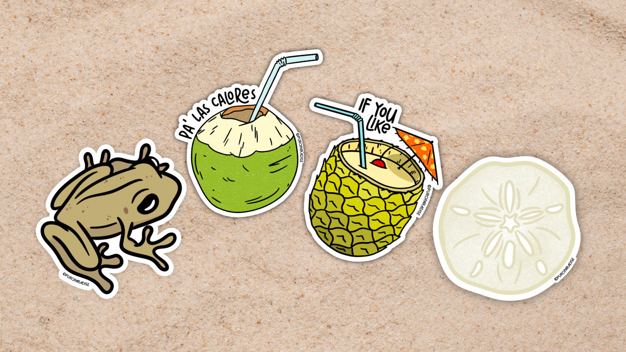 Kick Off 2025 with Puro Paradise’s Fresh New Sticker!