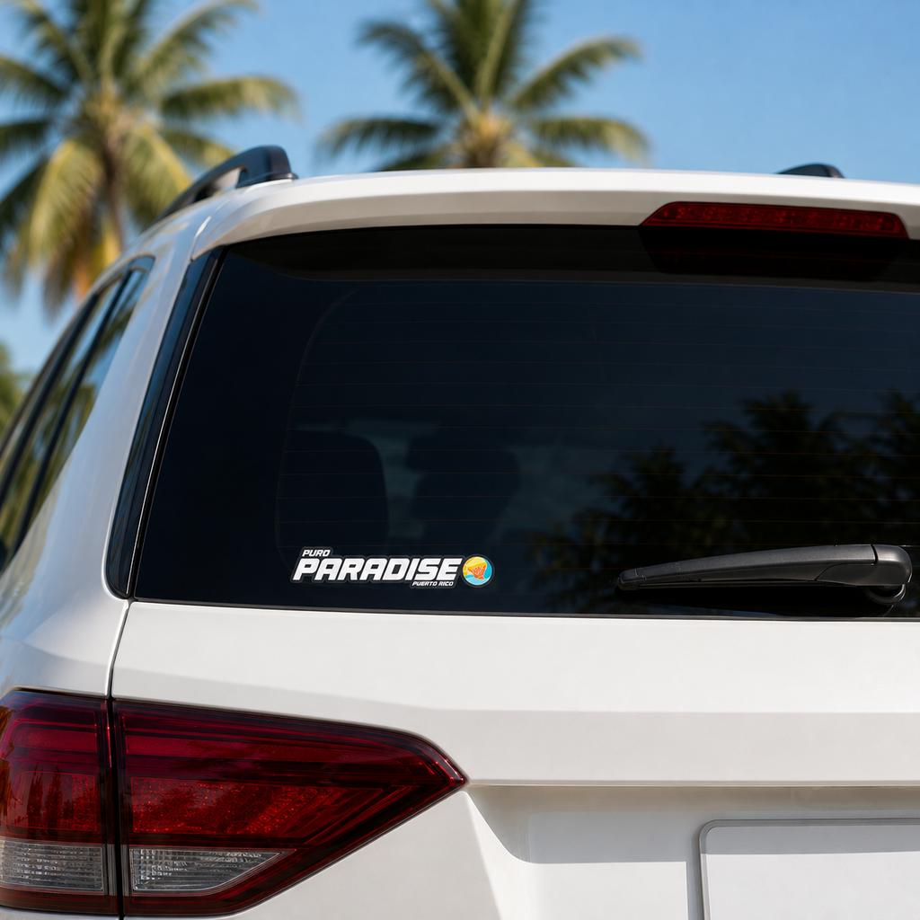 Puro Paradise Racer Sticker