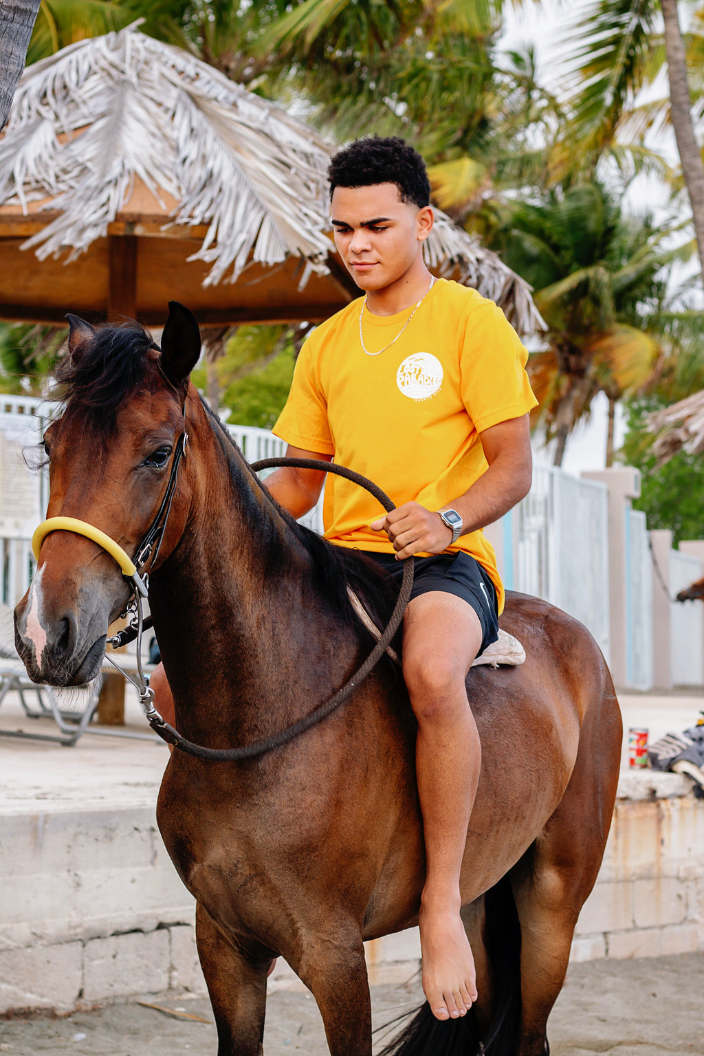 Lost in Paradise Yellow Tee