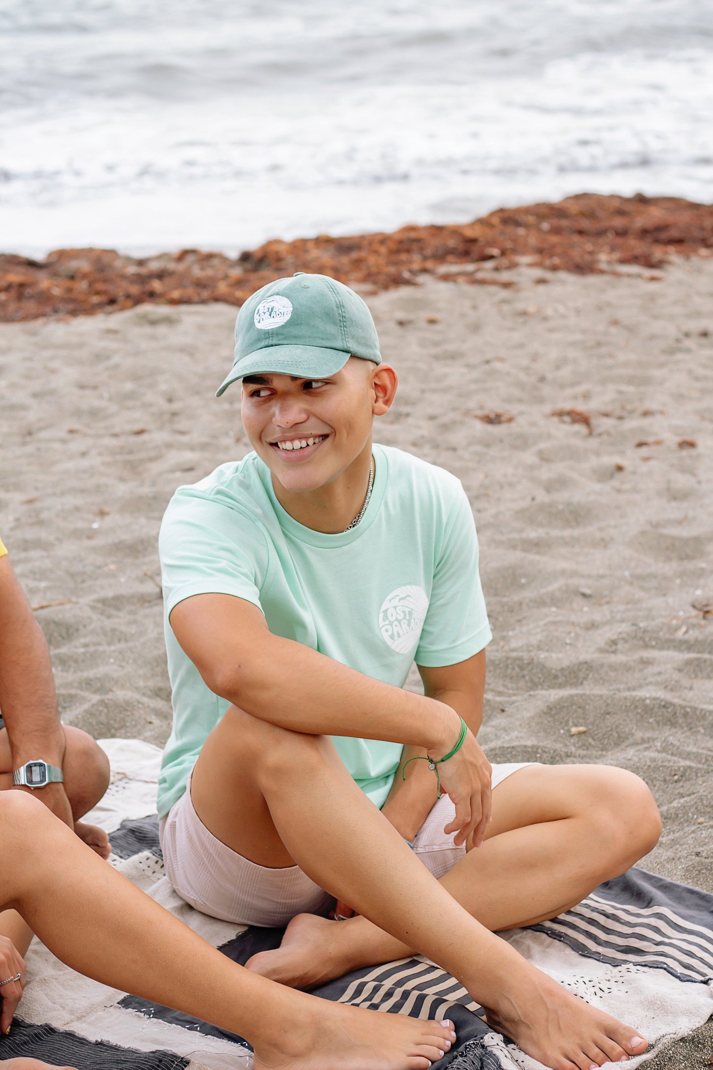 Lost in Paradise Green Dad Hat