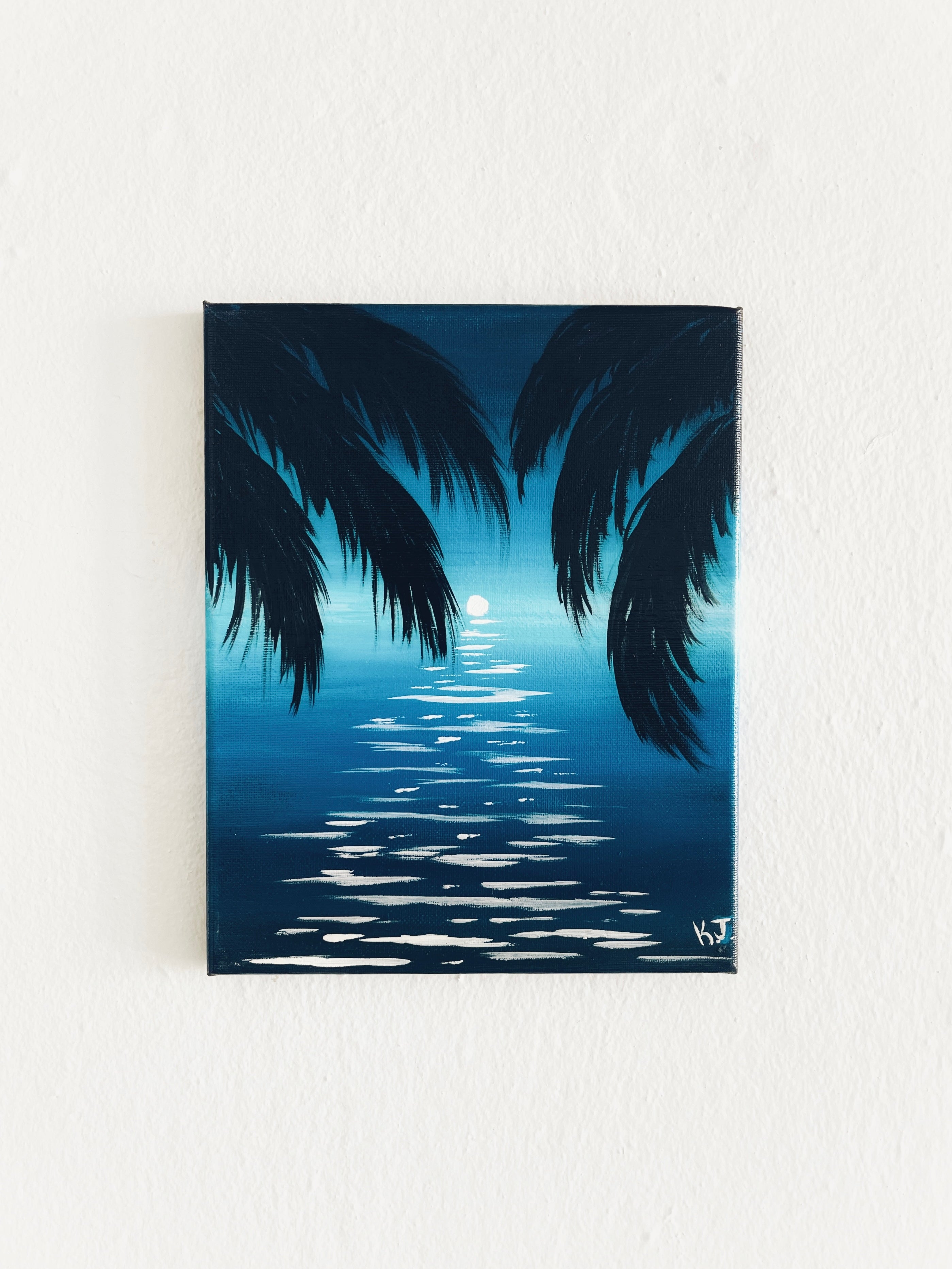 Blue Lagoon Painting