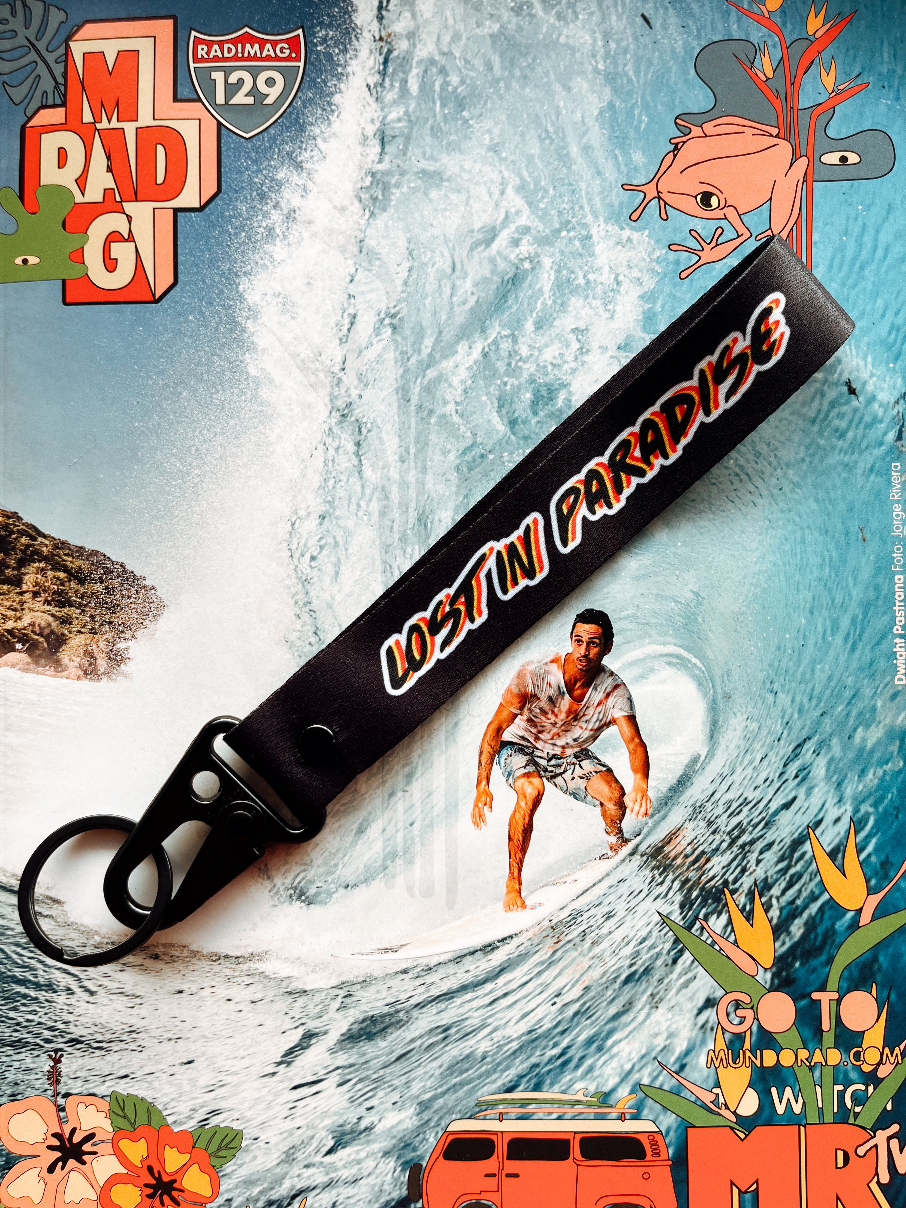 Classic, keychain, puro paradise, lost in paradise, Puerto Rico, unisex