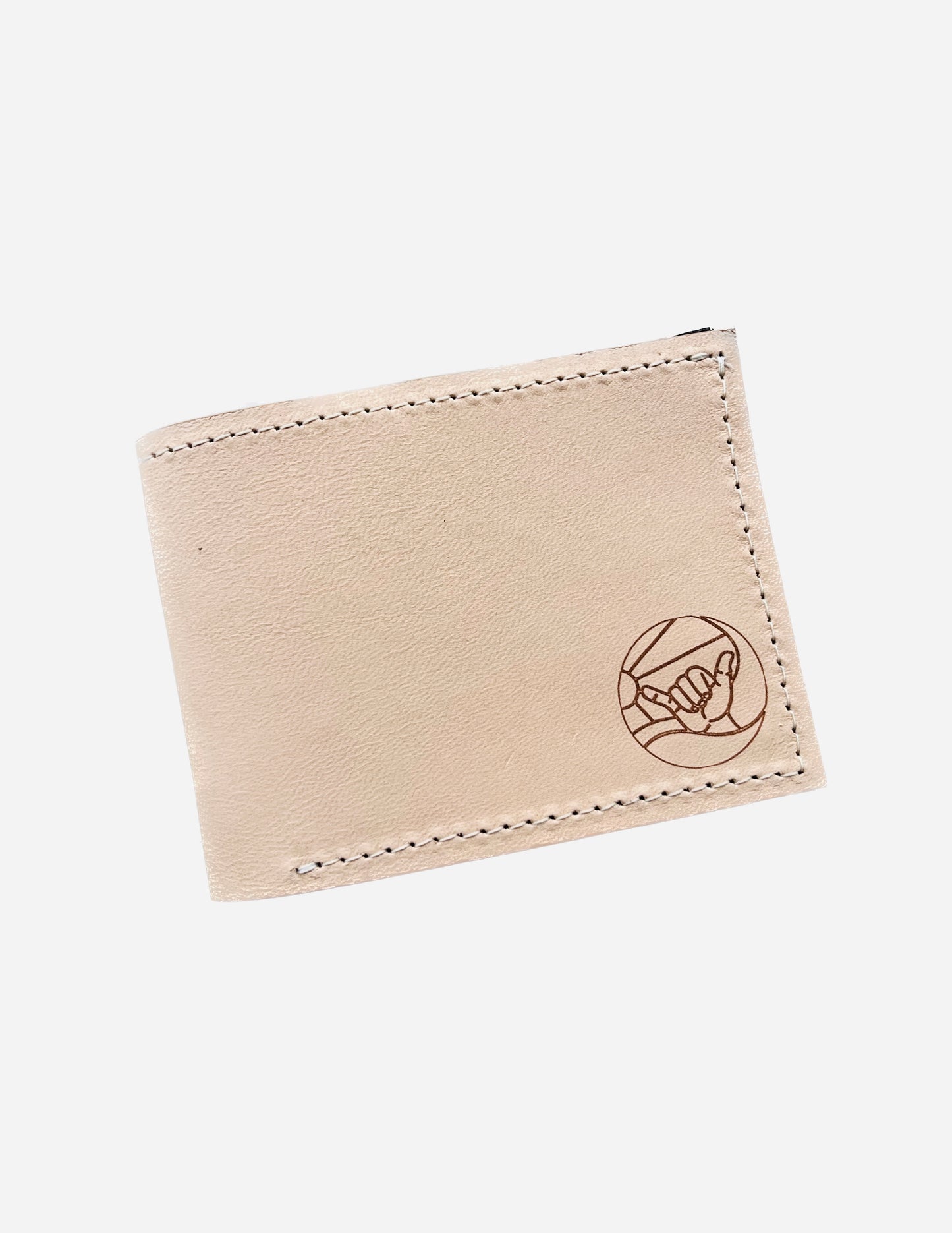 LIP Beige Leather Wallet