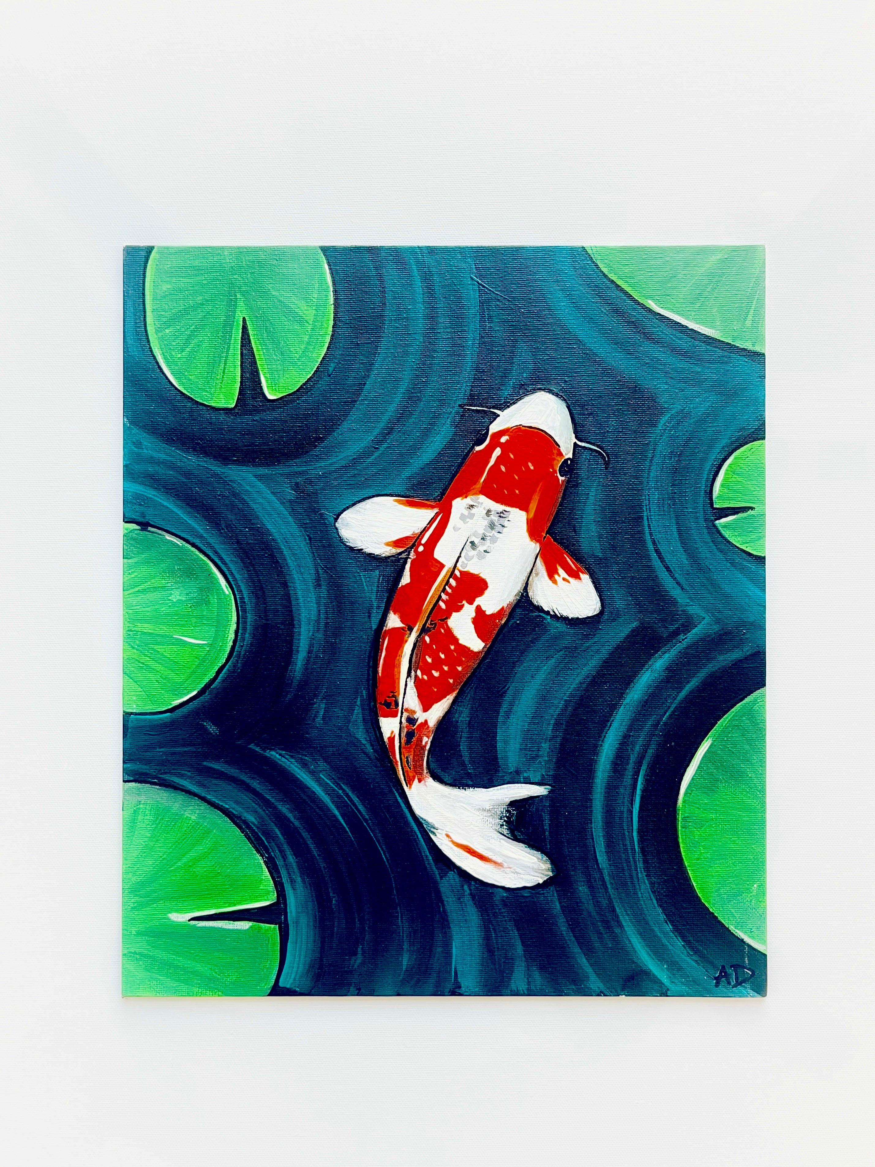 Koi Pond Painting