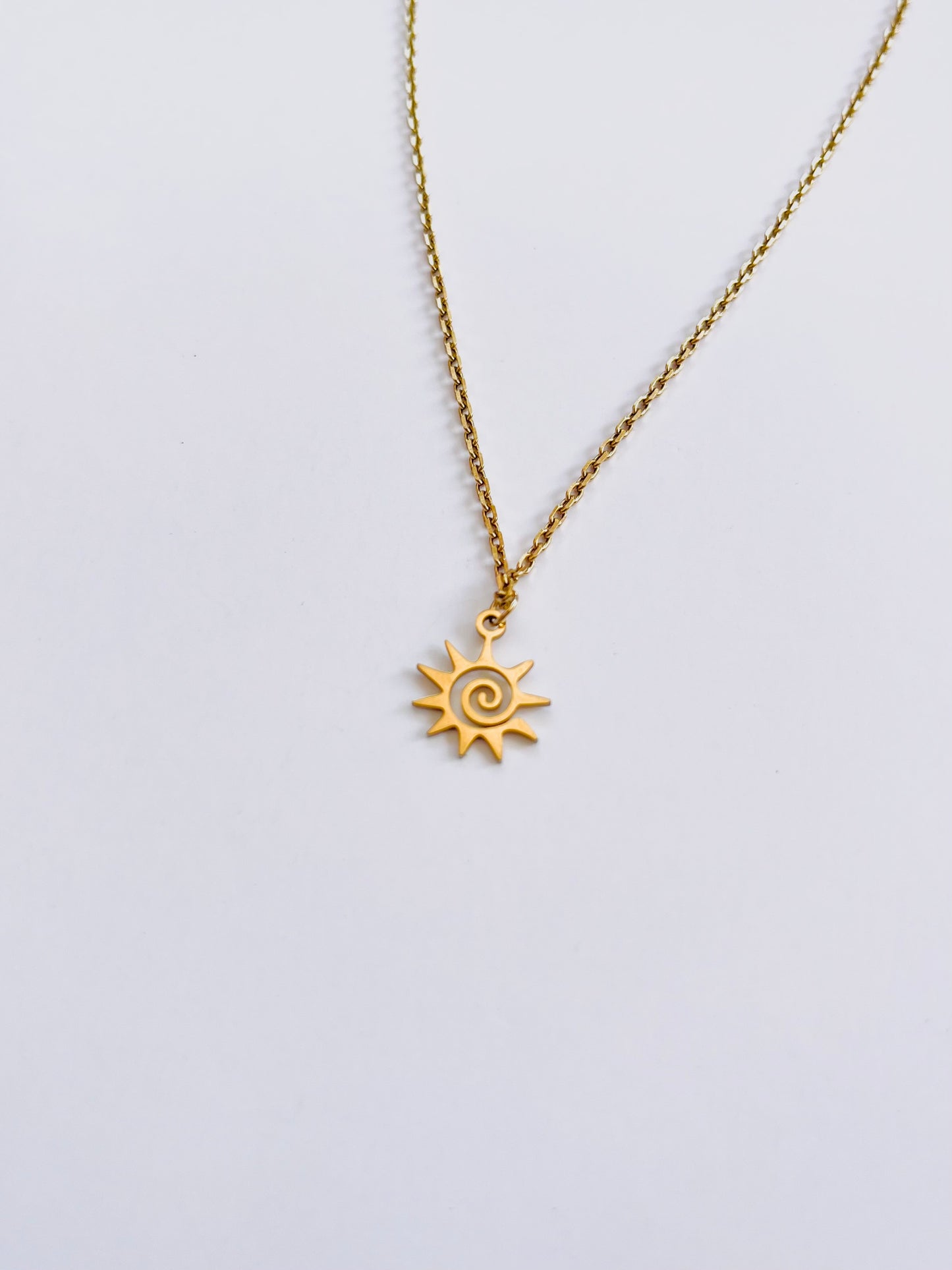 Sun Tattoo Necklace