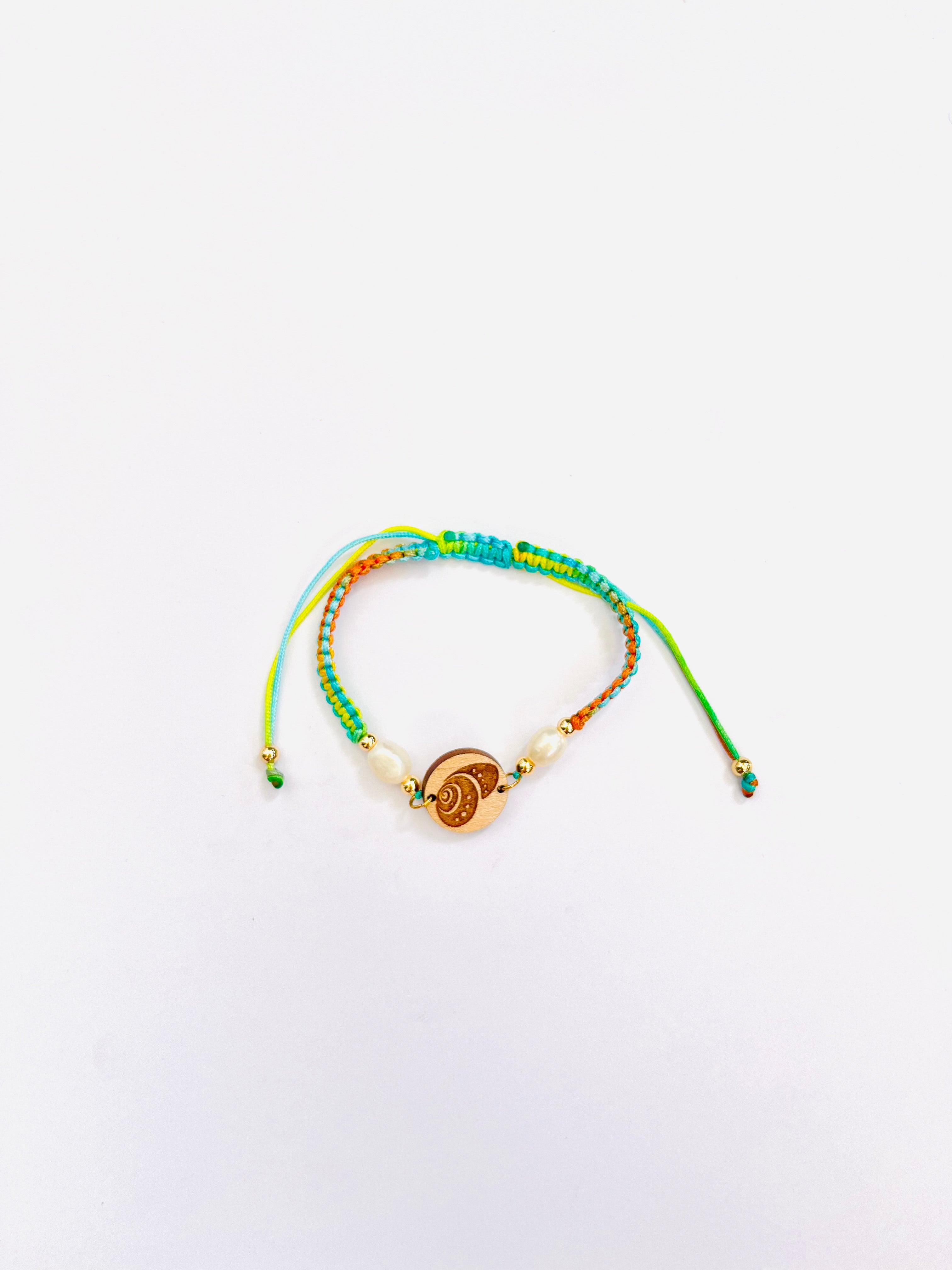 Puerto Rico, Puro Paradise, Bracelet, unisex, men’s, woman’s, sea charms, shell, adjustable, wood, pearl