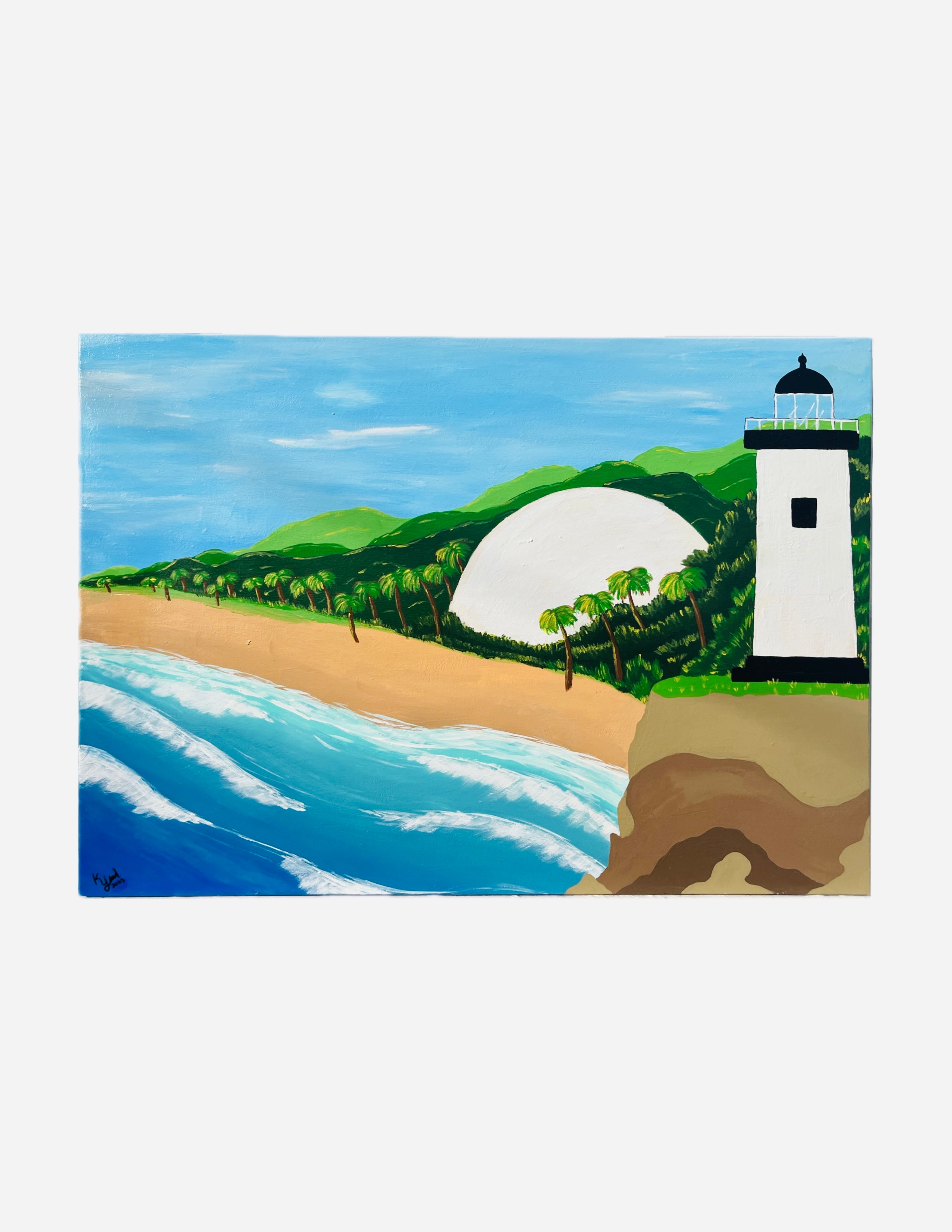 Domes Beach Painting