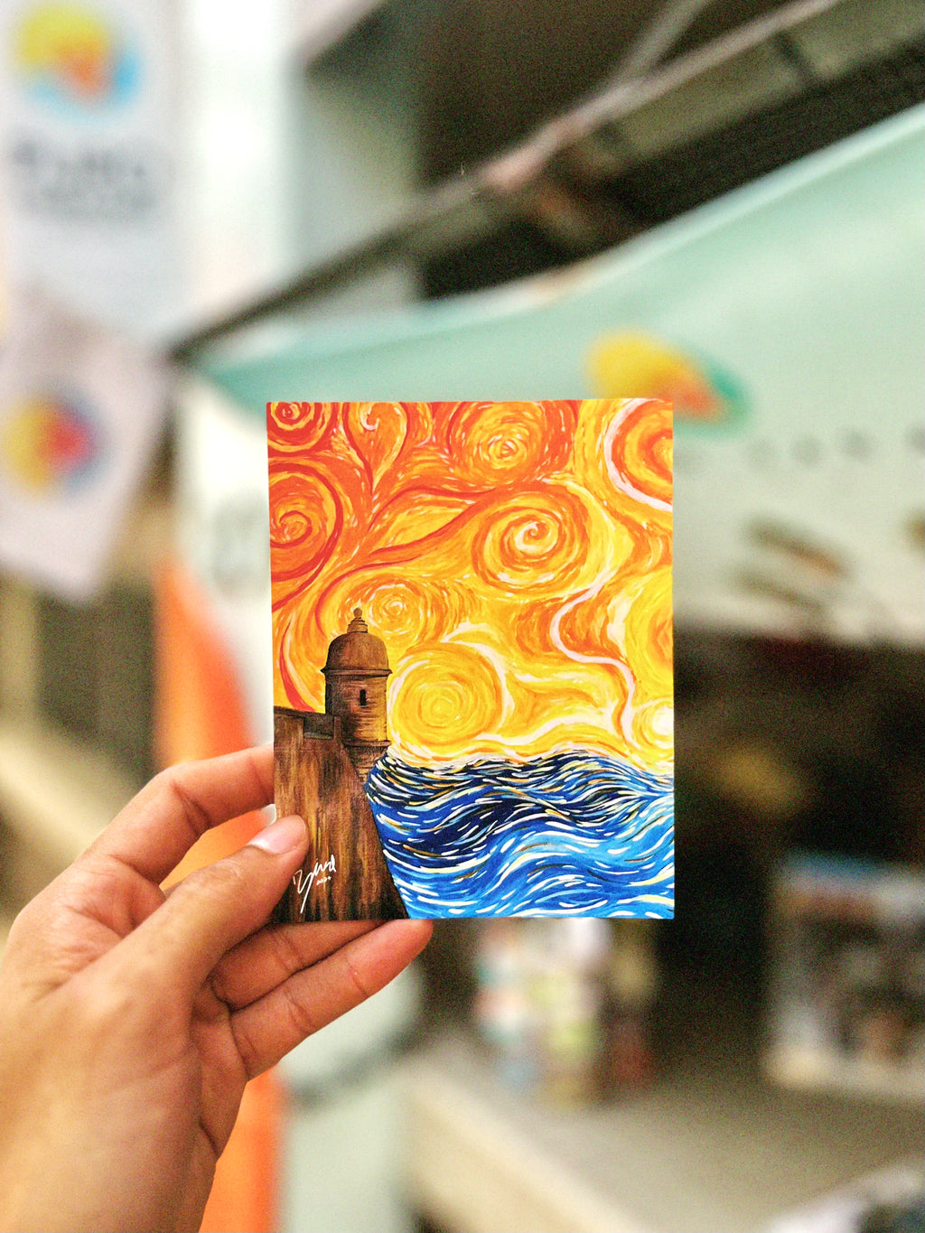 Garita de Van Gogh Postcard