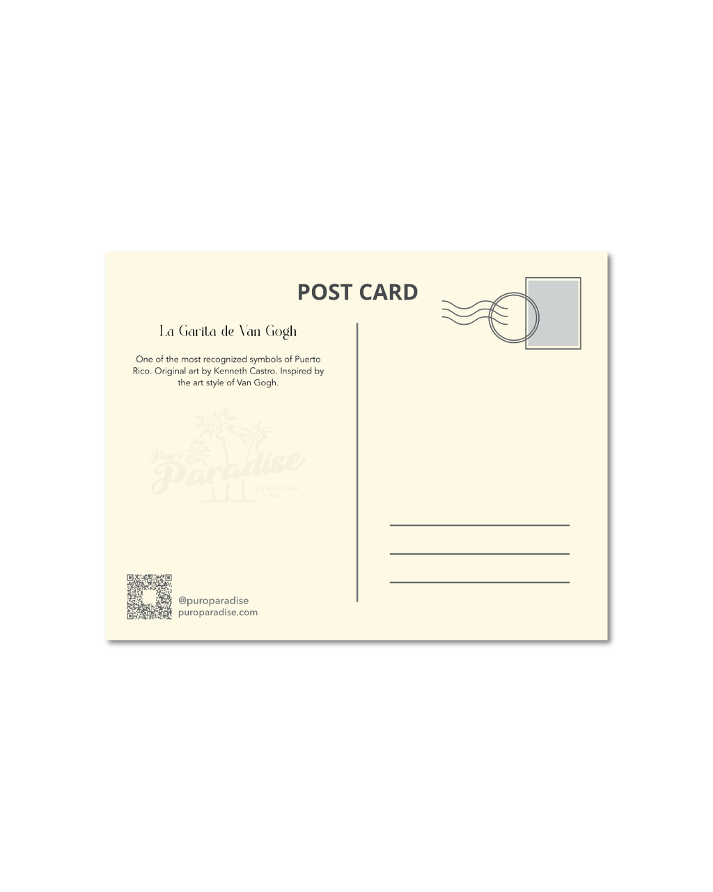 Garita de Van Gogh Postcard