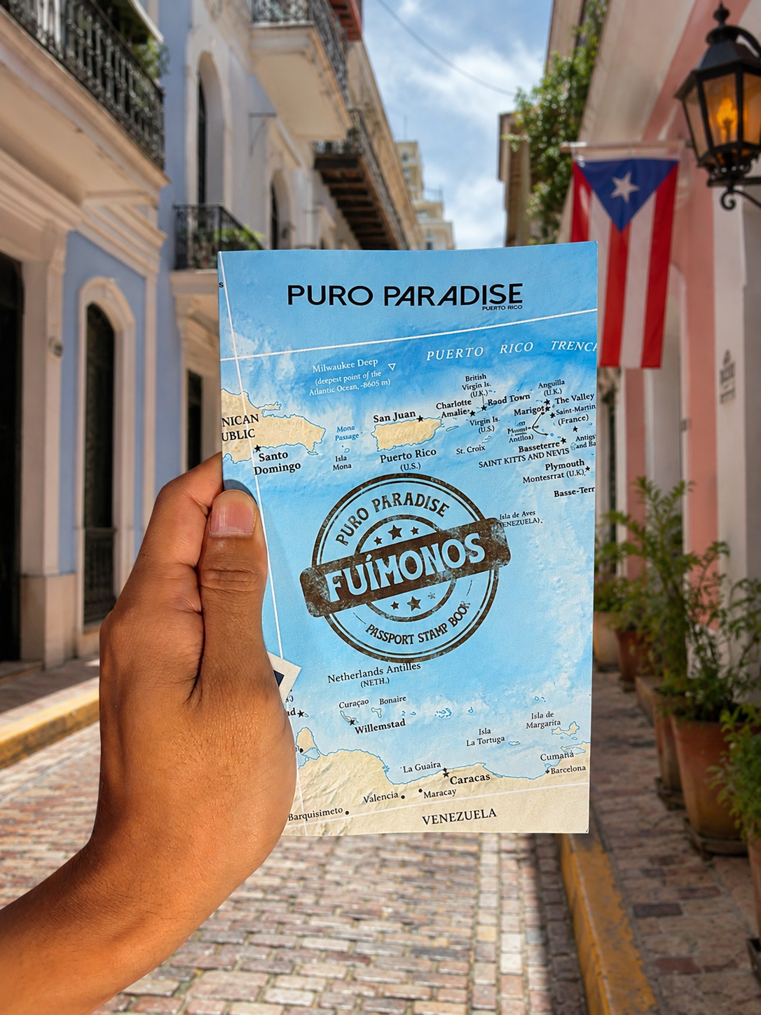 Fuimonos Passport Stamp Book