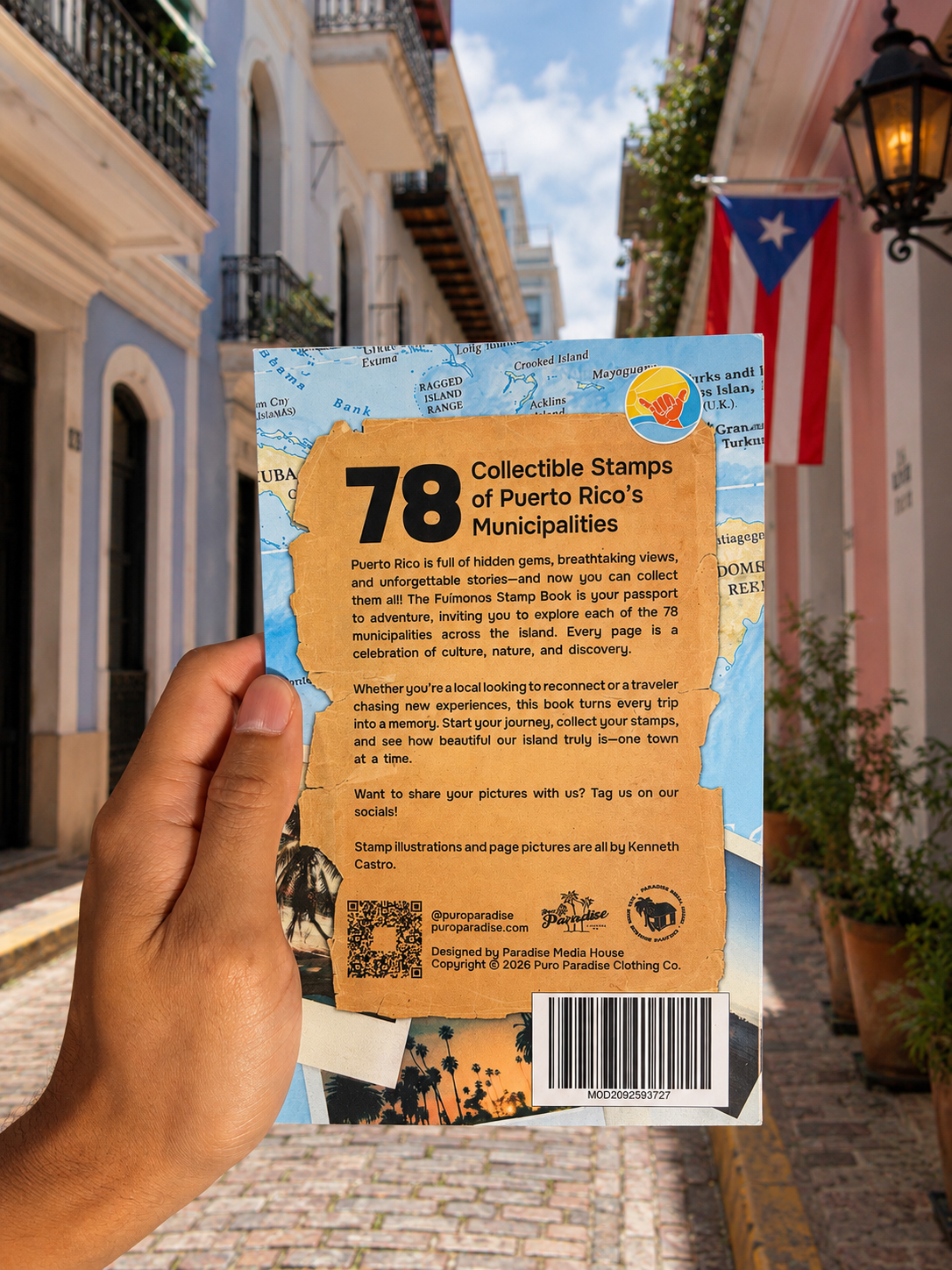 Fuimonos Passport Stamp Book