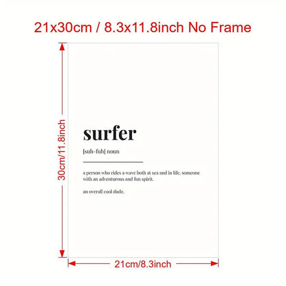 Surfer Definition Poster