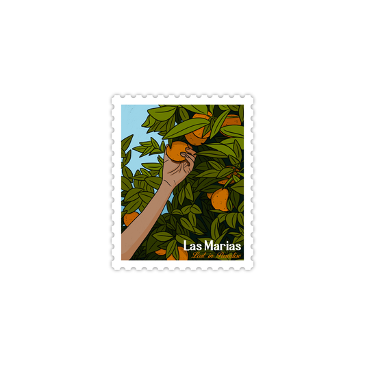 Puerto Rico, Puro Paradise, stickers, stamps, stamp book, book, cities, towns, collectibles, Las Marias, stamp, sticker