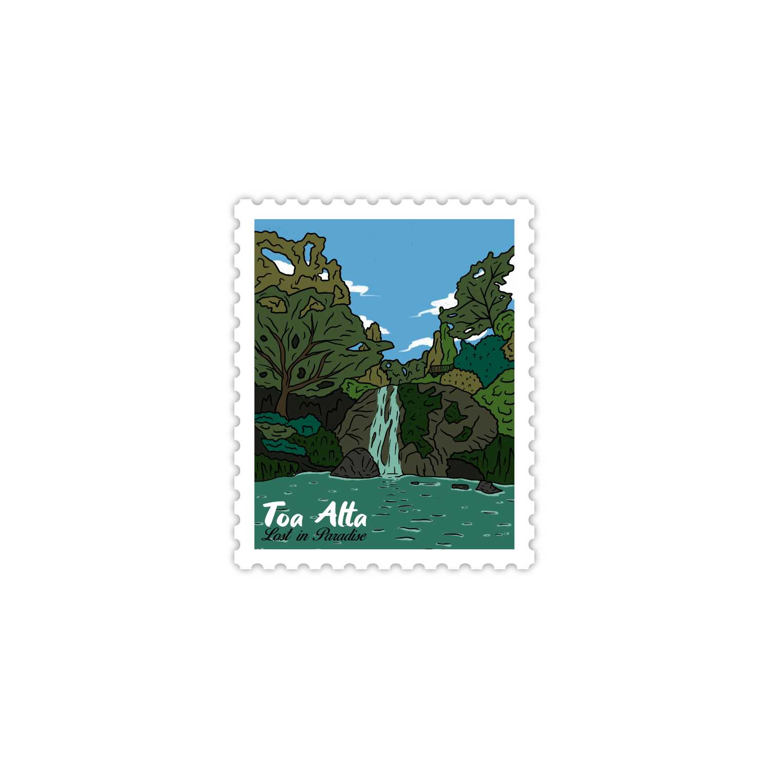 Toa Alta Stamp