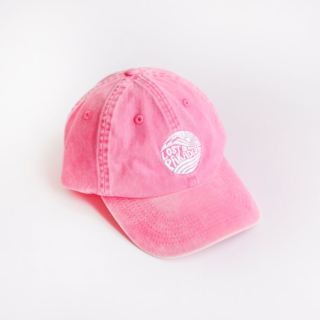 Lost in Paradise, Classic, Puro Paradise, Puerto Rico, dad hat, clothing, pink, hat