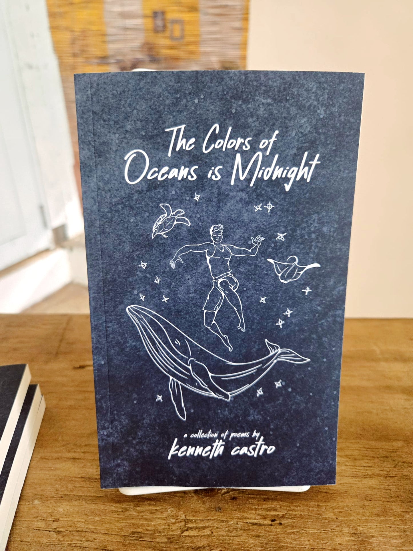 The Colors of Oceans is Midnight - a Collection of Poems by Kenneth Castro - Paperback Book