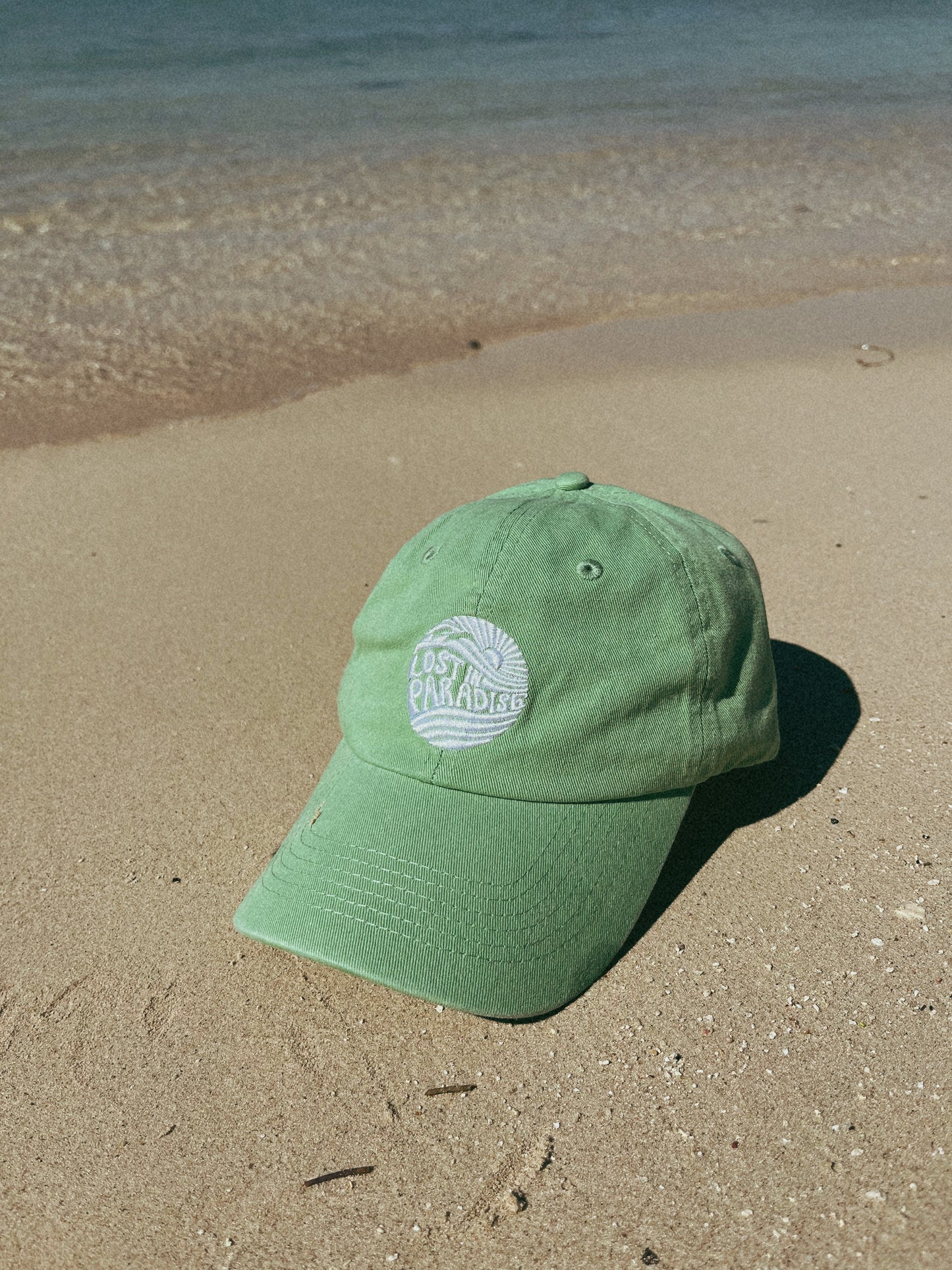 Lost in Paradise Green Dad Hat