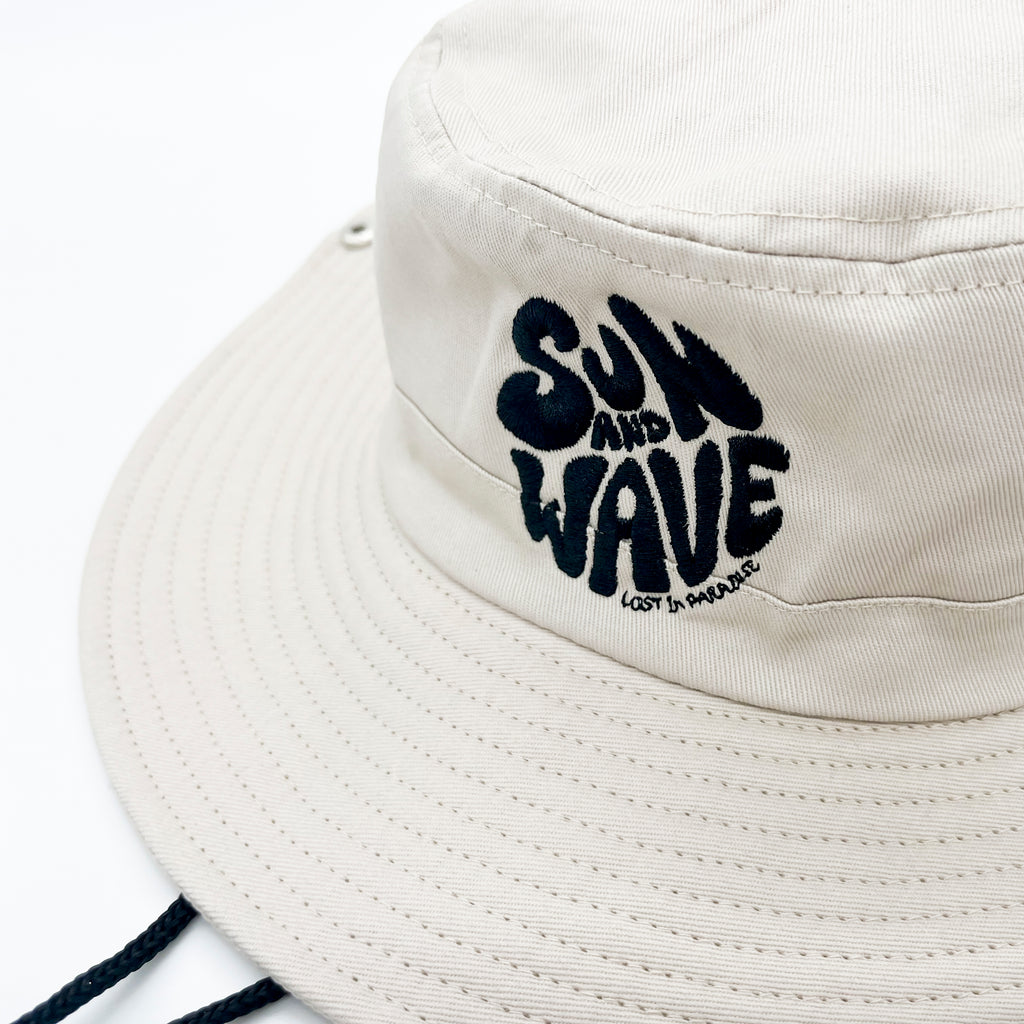 Sun And Wave, Beach hat, Bucket hat, Hat, Puerto Rico,Puro Paradise, clothing