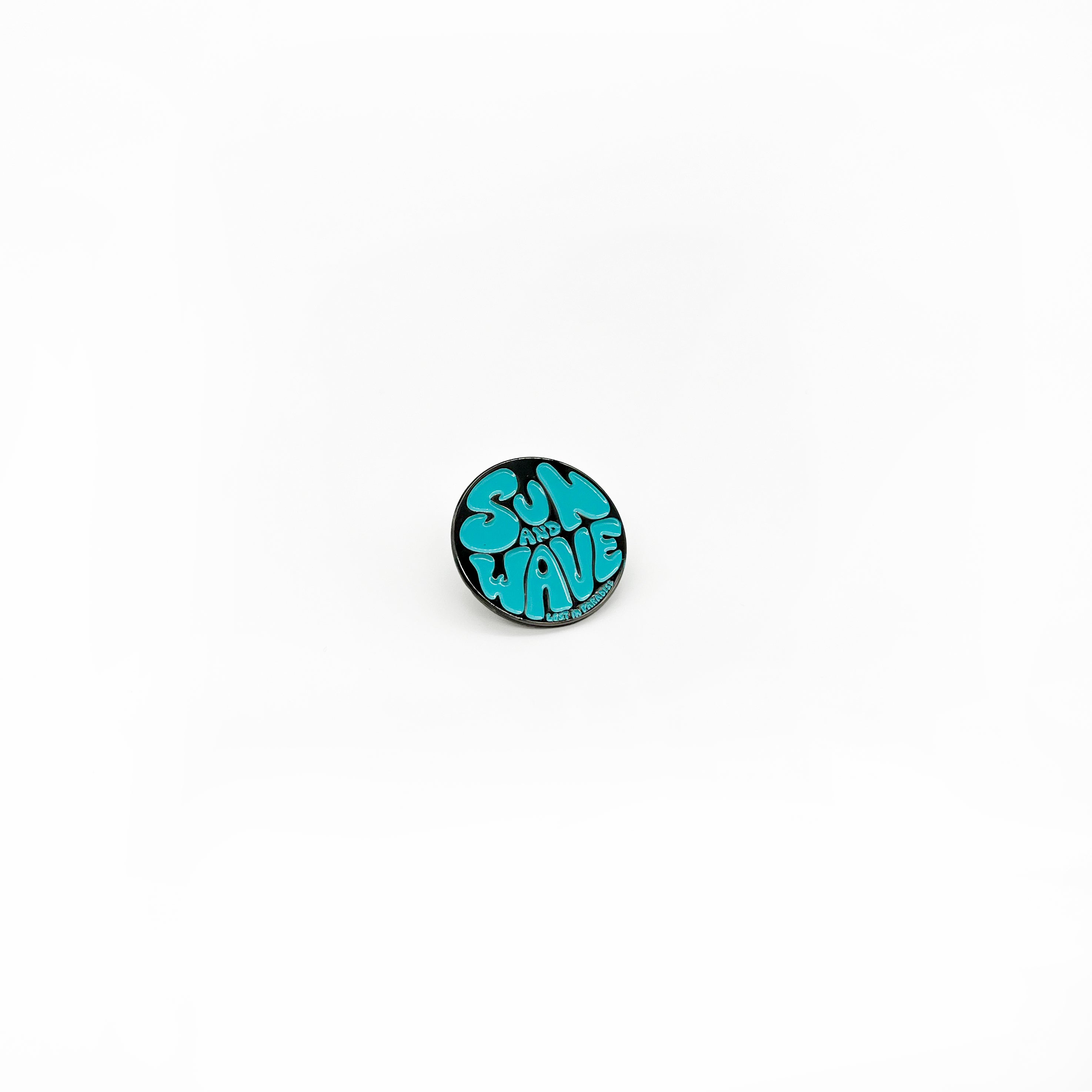 Lost in Paradise puerto rico sun ans wave lapel pins metal