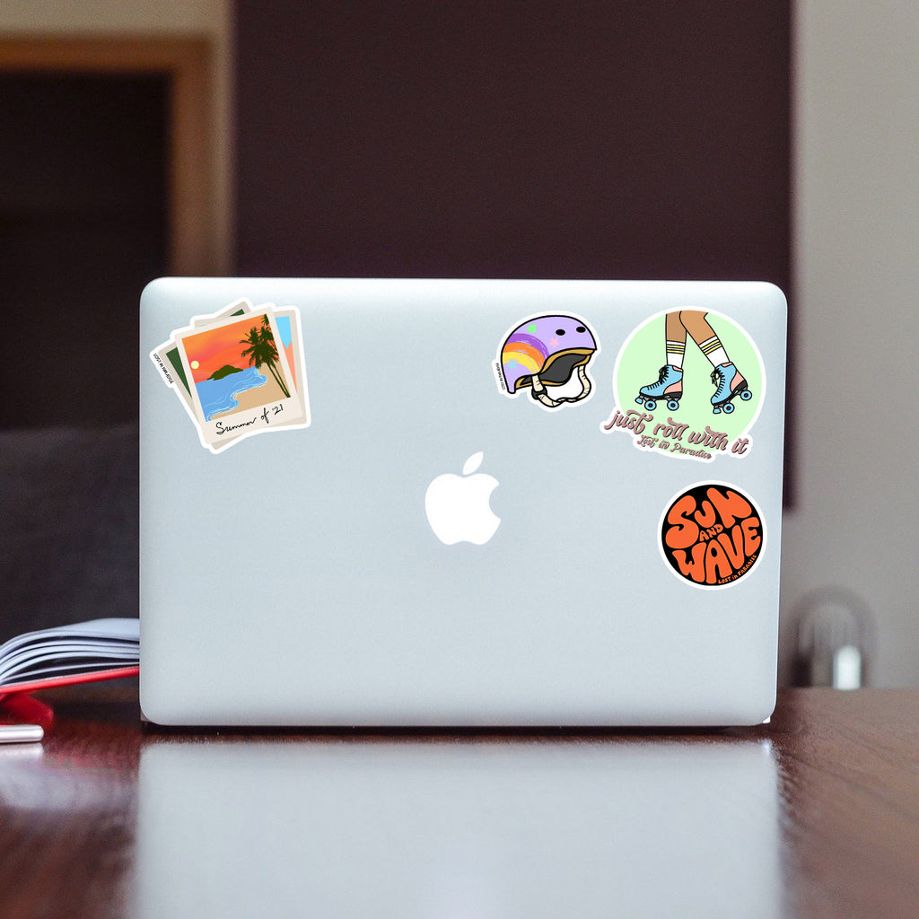 Polaroid Pictures, Polaroid, 
Photos, Sticker, Island,  beach, Puerto Rico, puro paradise, sticker, premium, waterproof, weatherproof