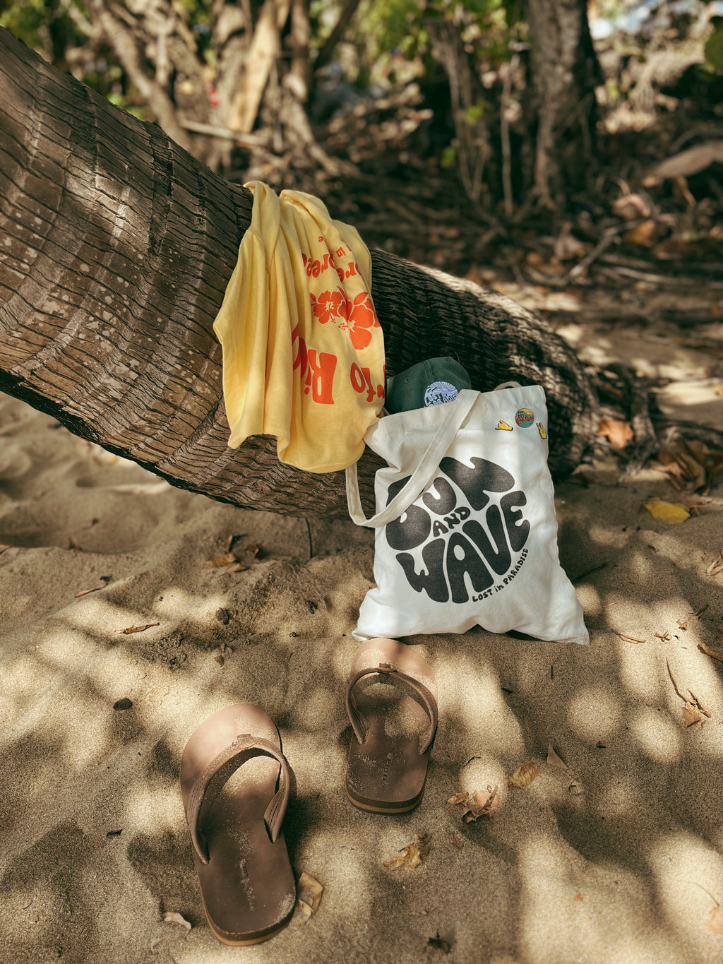 Puerto Rico, Puro Paradise, tote bags, bags, bag, totes, tote, Sun and Wave, canvas bag, flor de maga, sun, wave 