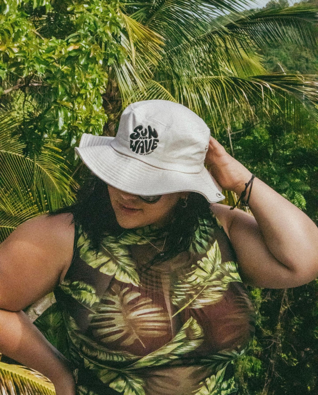 Sun And Wave, Beach hat, Bucket hat, Hat, Puerto Rico,Puro Paradise, clothing